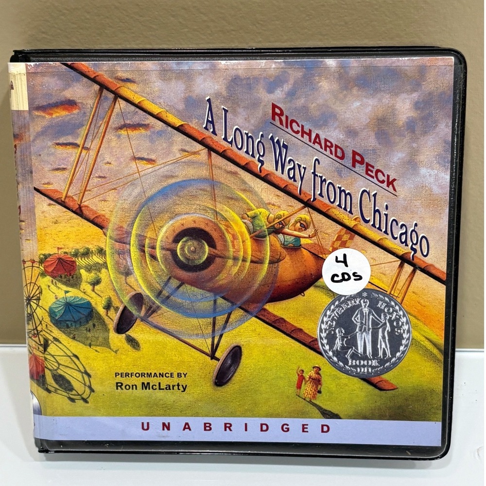 A Long Way from Chicago Richard Peck Unabridged 4 CD Children's Audiobook